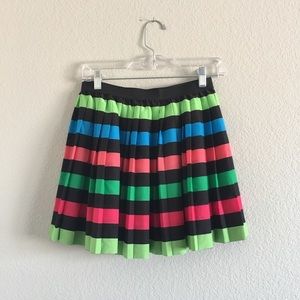 NWOT Colorful Skater Skirt